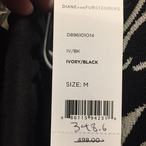 Diane von Furstenberg Knit Fit & Flare Dress NWT - Picture 5 of 5